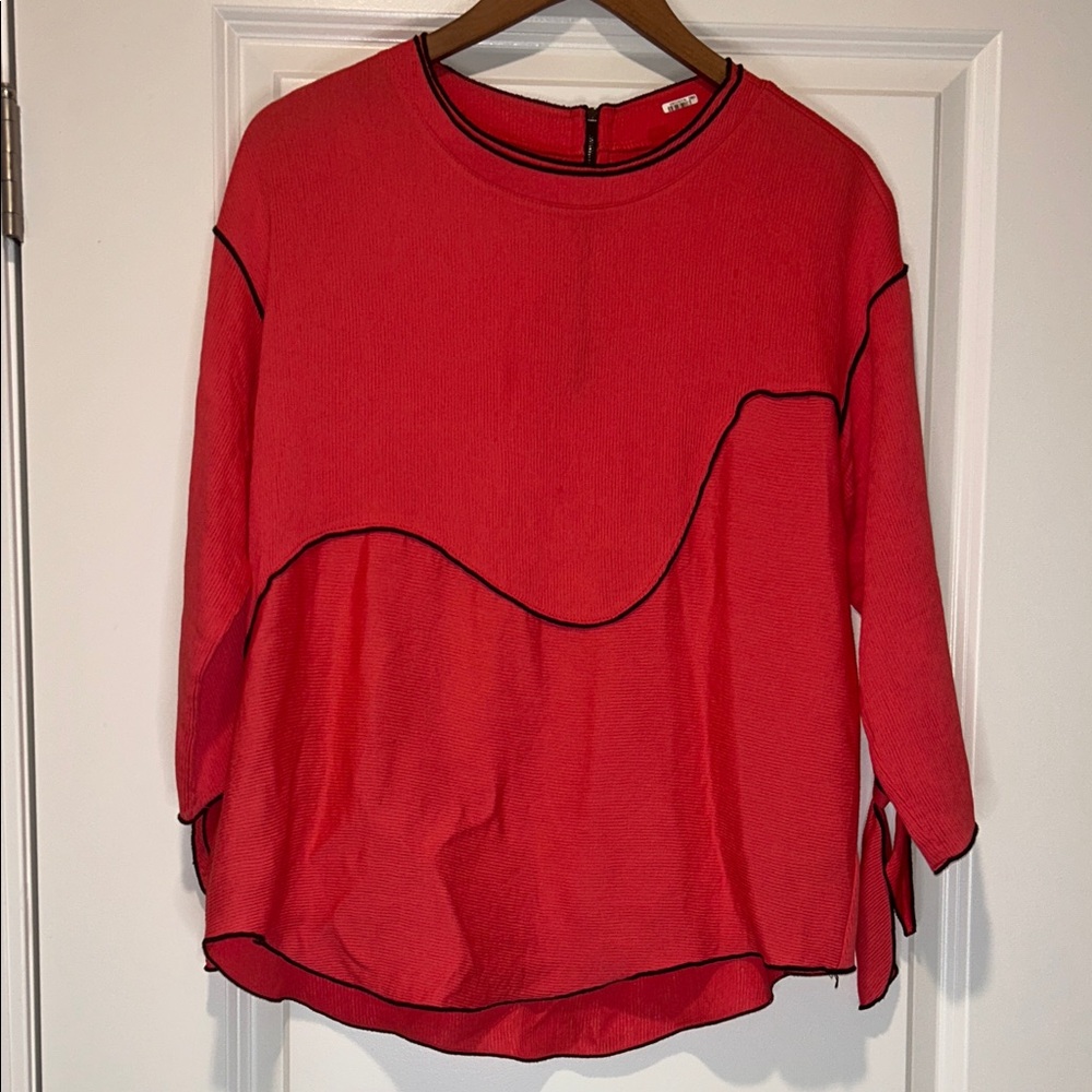 C. by Connie K 3/4 sleeve blouse